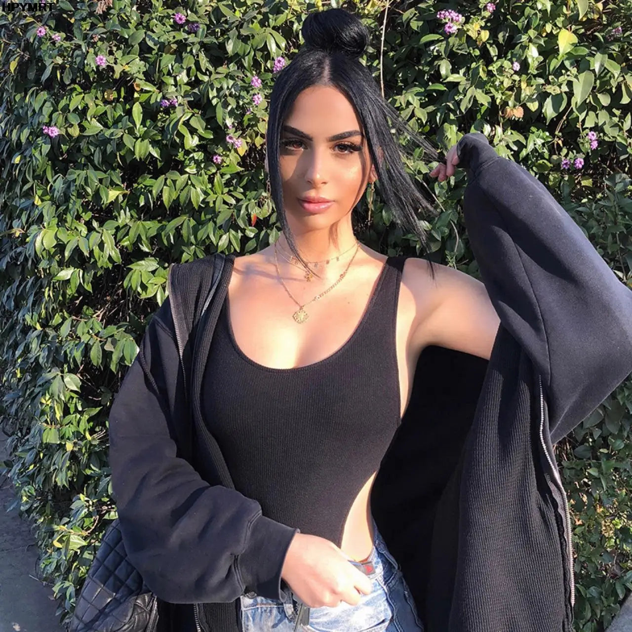 2022 Sexy Fashion for Women New Summer Casual Tank Top Black halter neck short sports bodysuit Female Clothing Tops Clothing luvshop24