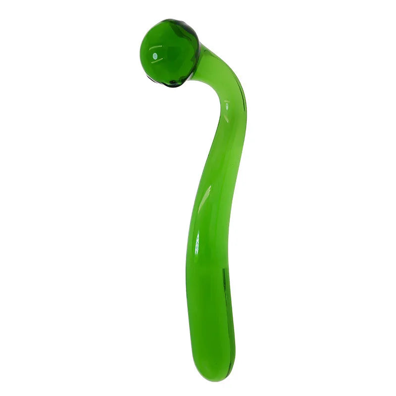 2 Colors Pyrex Glass Dildo Fake Penis Crystal Anal Beads Butt Plug Prostate Massager G Spot Female Masturbation Toys For Women luvshop24