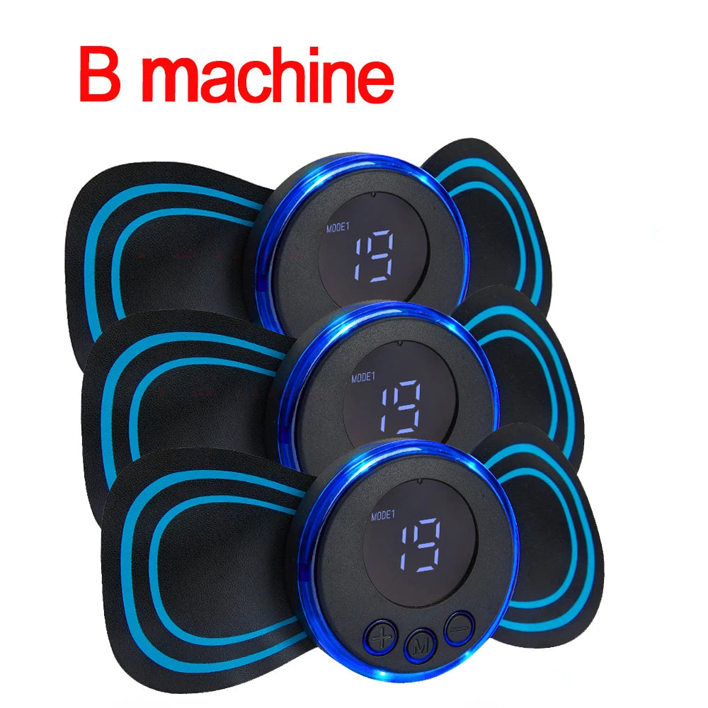 Neck Massager EMS Muscle Stimulator Electric Cervical Massage Patch Low Frequency Pulse Massage Pads Pain Relief Relaxation Tool luvshop24
