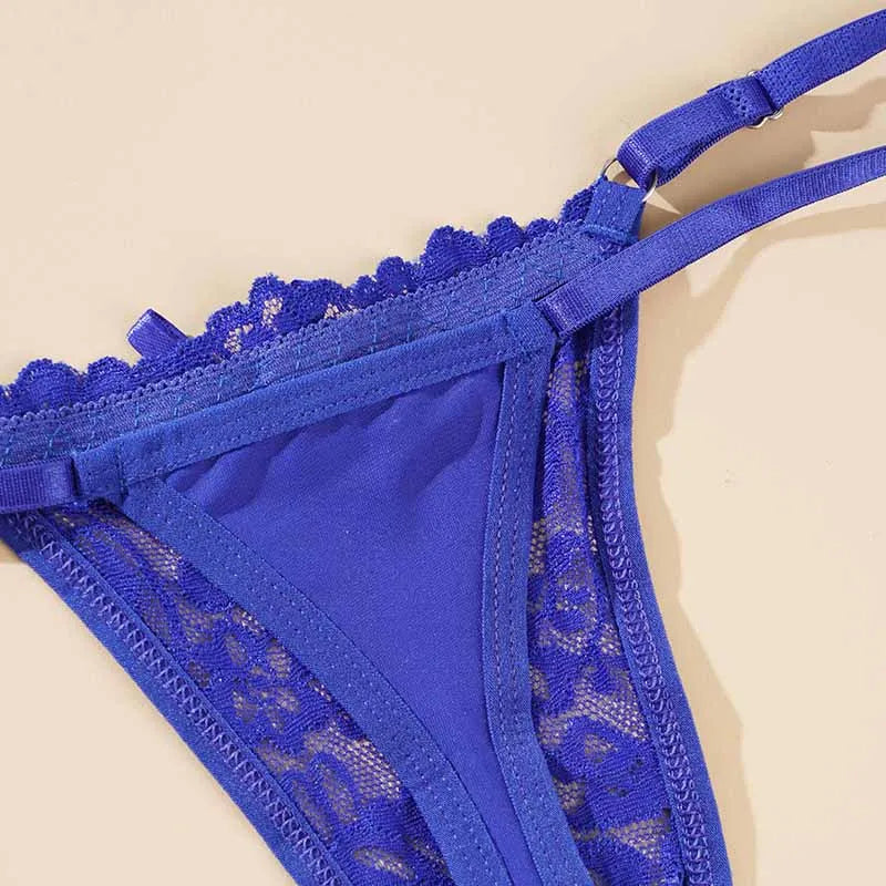 Lace Underwear for Women Low Rise Adjustable Waist Thongs Sexy Perspective G-String Female Breathable Lingerie luvshop24