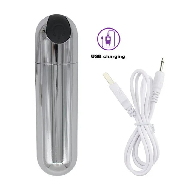 USB Chargeable Bullet Vibrator Woman Powerful Clitoris Stimulator G Spot Vagina Massager Mini Vibratoring Egg Female Masturbator luvshop24
