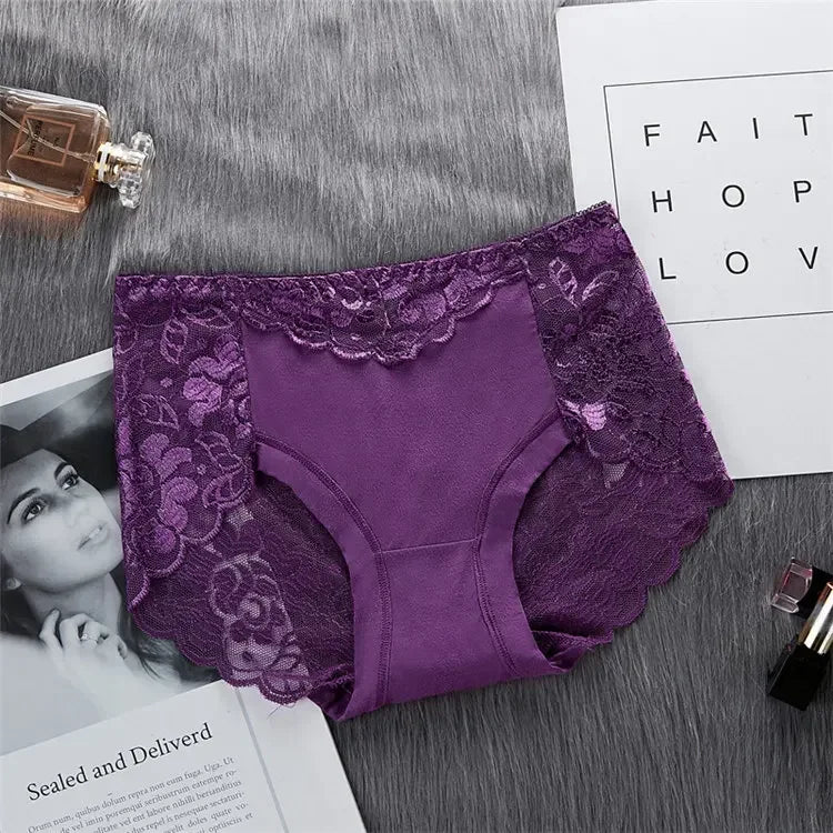 Lace Breathable Women's Underwear Panties Lace Lingerie Female Underwear Ladies Casual Underpants Seamless Women's Briefs luvshop24