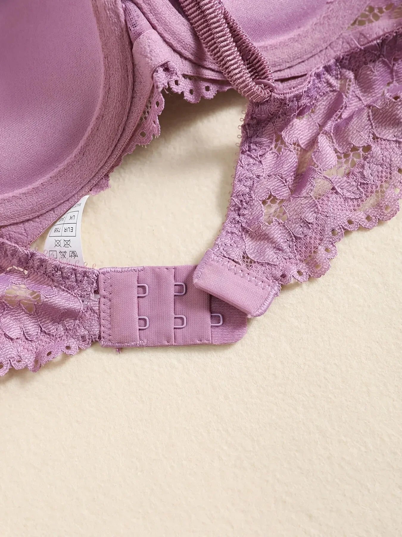 1 Set Elegant Erotic Lace Embroidery Breathable Fabric Lingeries : Push-Up Bra, Low Waist Sheer Panty - Ultimate Valentine's Day luvshop24