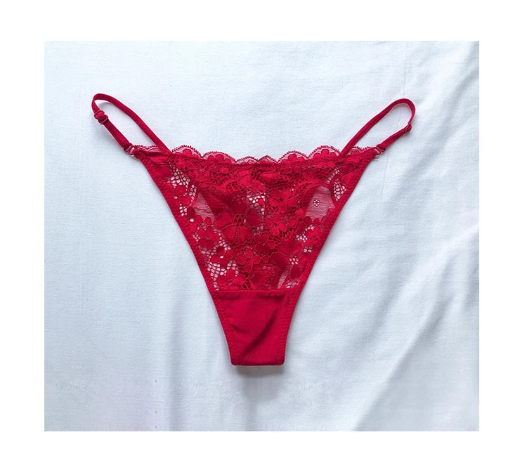Lace G string Sexy Panties Women Underwear Briefs Hollow Out Thong High Quality Transparent Underpants Lingerie Girls Intimates luvshop24