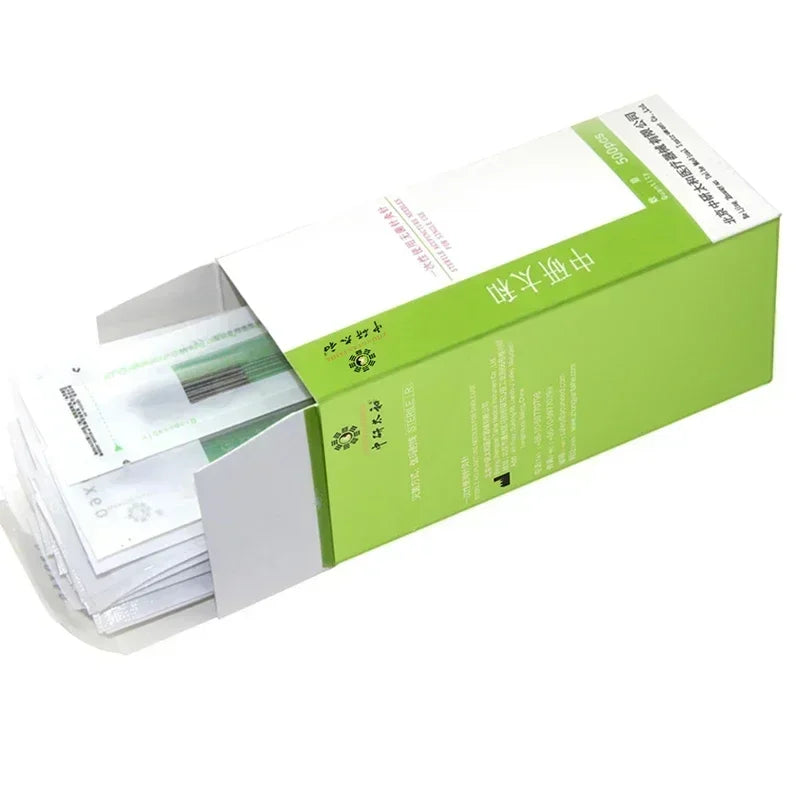 ZHONGYAN TAIHE 500/BOX Acupuncture Needles Sharp Disposable Sterile Beauty Massage Needle Acupuncture with Tube 5 Years Validity luvshop24