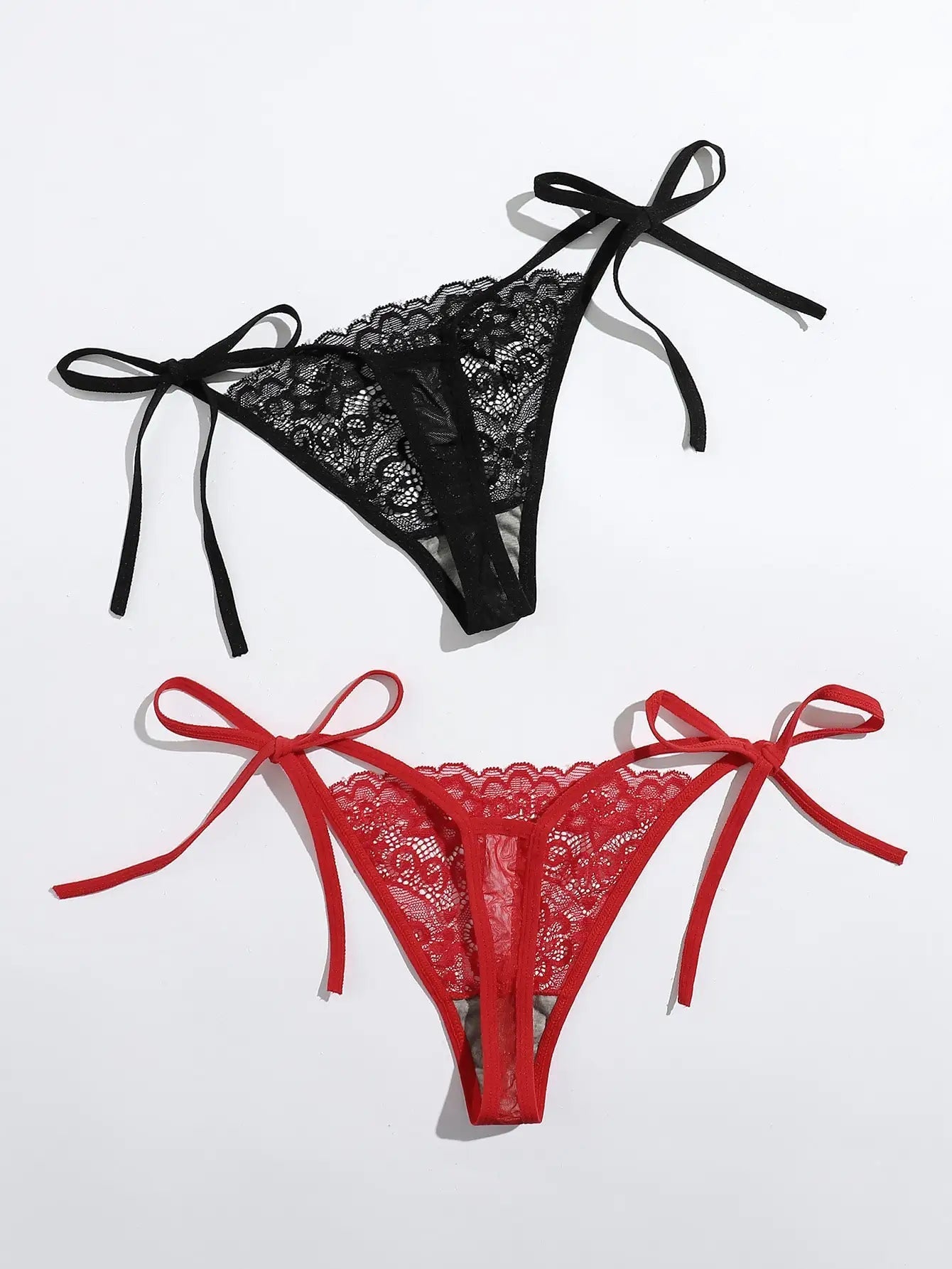 2pcs Low Waist Lace Thong For Women Sexy Panties Comfortable Underwear Female Underpants Lingerie C847 luvshop24