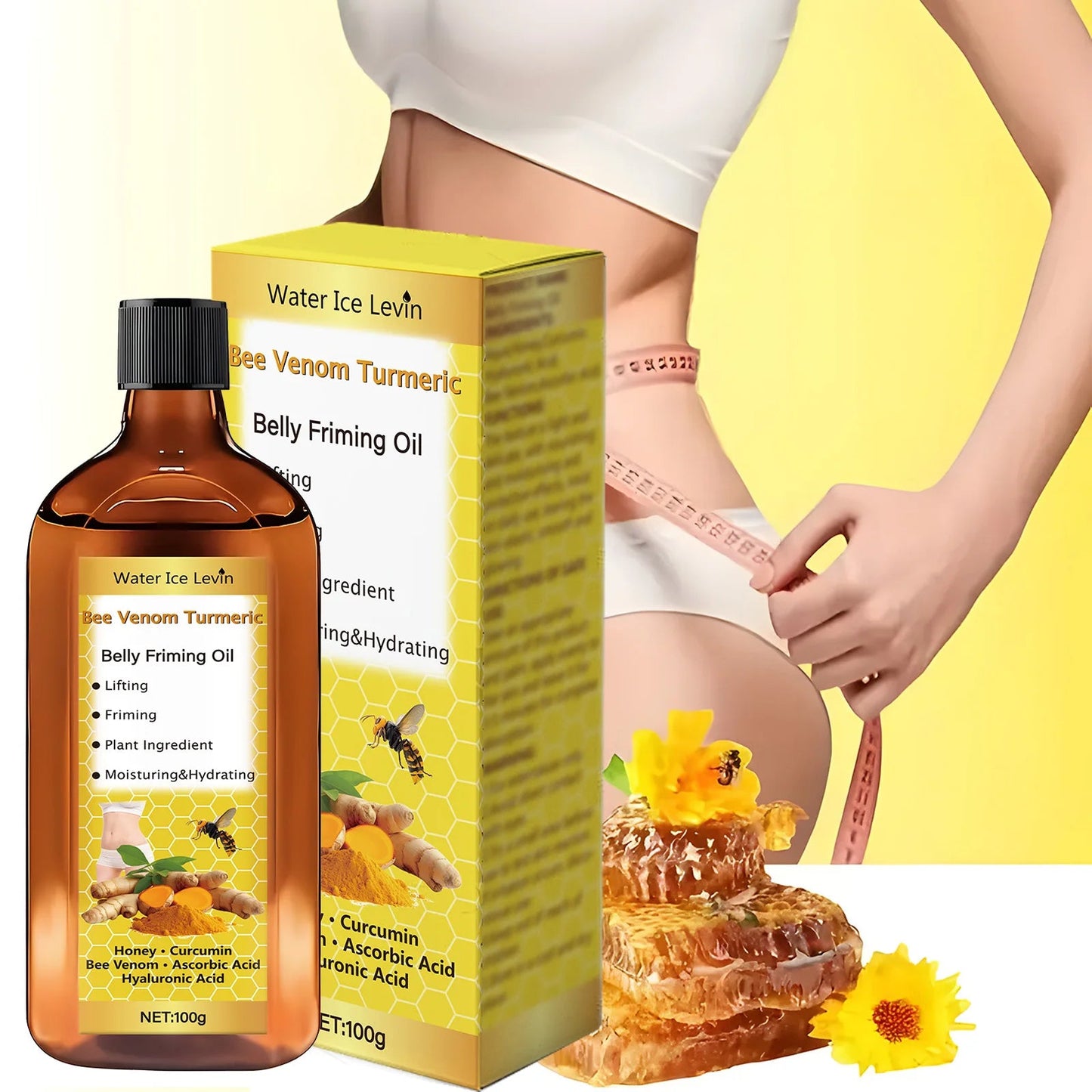 Ginger Essential Oil Massage Oil Is Moisturizing, Non-Greasy, Suitable for Both Men and Women. It Contains Camellia and Almond Oil to Make Your Ideal Massage Bath, Body and Hair Care. luvshop24