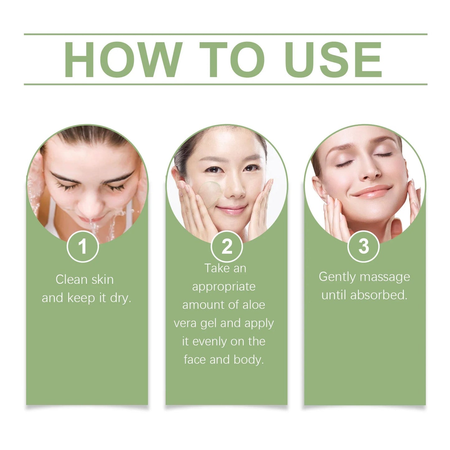 Aloe Vera Gel Pore Shrinking Oil Control Ance Remover Moisturizing Brighten Anti-Aging Facial Essence Beauty Skin Care Products luvshop24