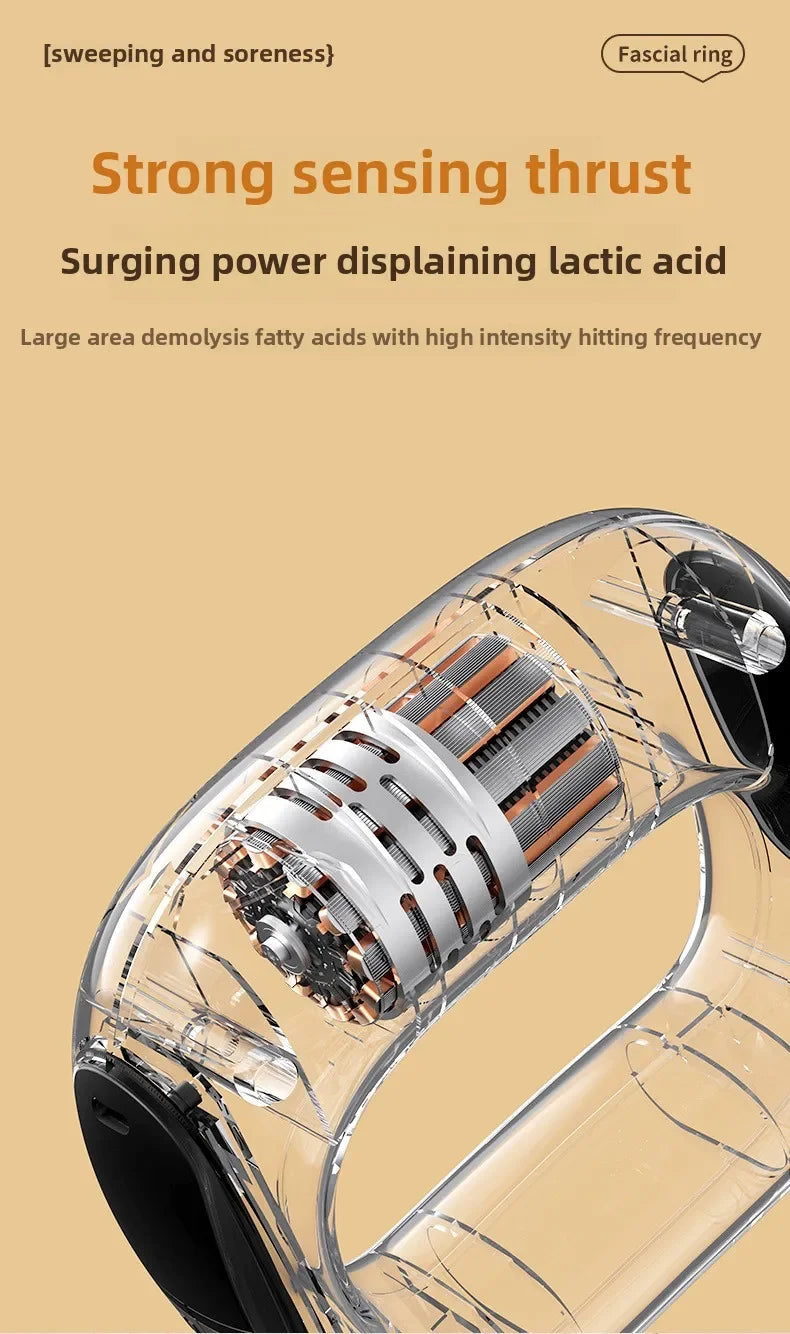 Vibration Fascia Massage Ring Portable Mini Shaking Machine for Shoulder Neck Back Pain Relief Yoga Massager luvshop24