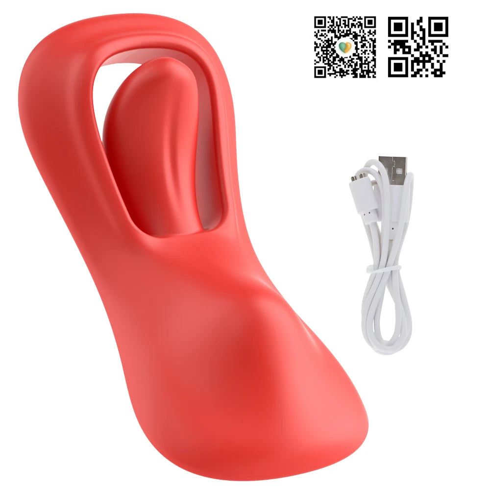 Wearable APP Controlling Tongue Vibrator 9 Vibration Panties Clitoral Double Stimulation Massager Penetration Female Adult Toys luvshop24