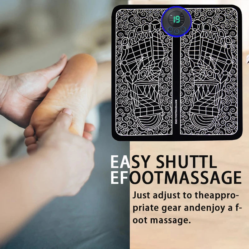 Electric Foot Massager Pad Muscle Massage Relaxation Trainer For Massage Fitness Outdoor Sport Home Family Relax luvshop24