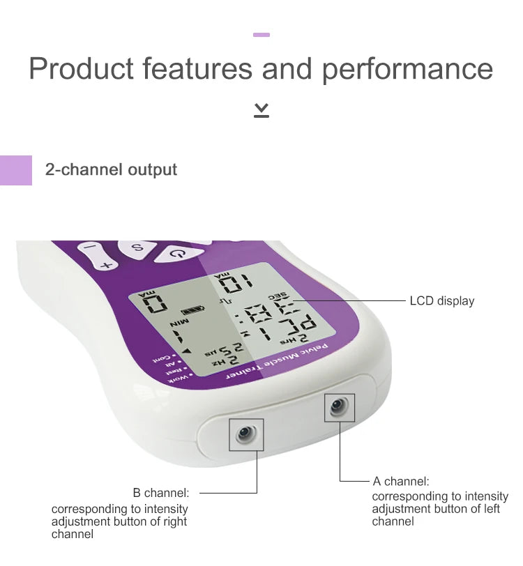 Kegel Exerciser Incontinence Stimulator with Probe for Bladder Control and Pelvic Floor Exercise for Women Muscle Stimulator luvshop24