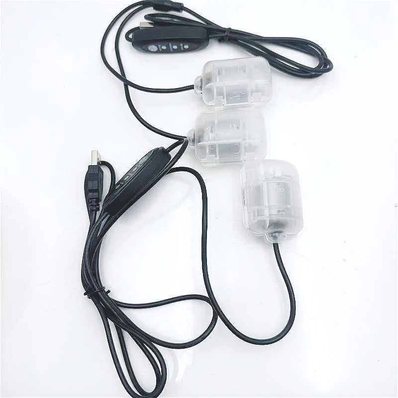 DC 5V 3-Speed USB Massage Motor, Dual/ Single Head Vibrating Massager for Pillow/ Cushion/ Waist - Low Noise & Durable luvshop24