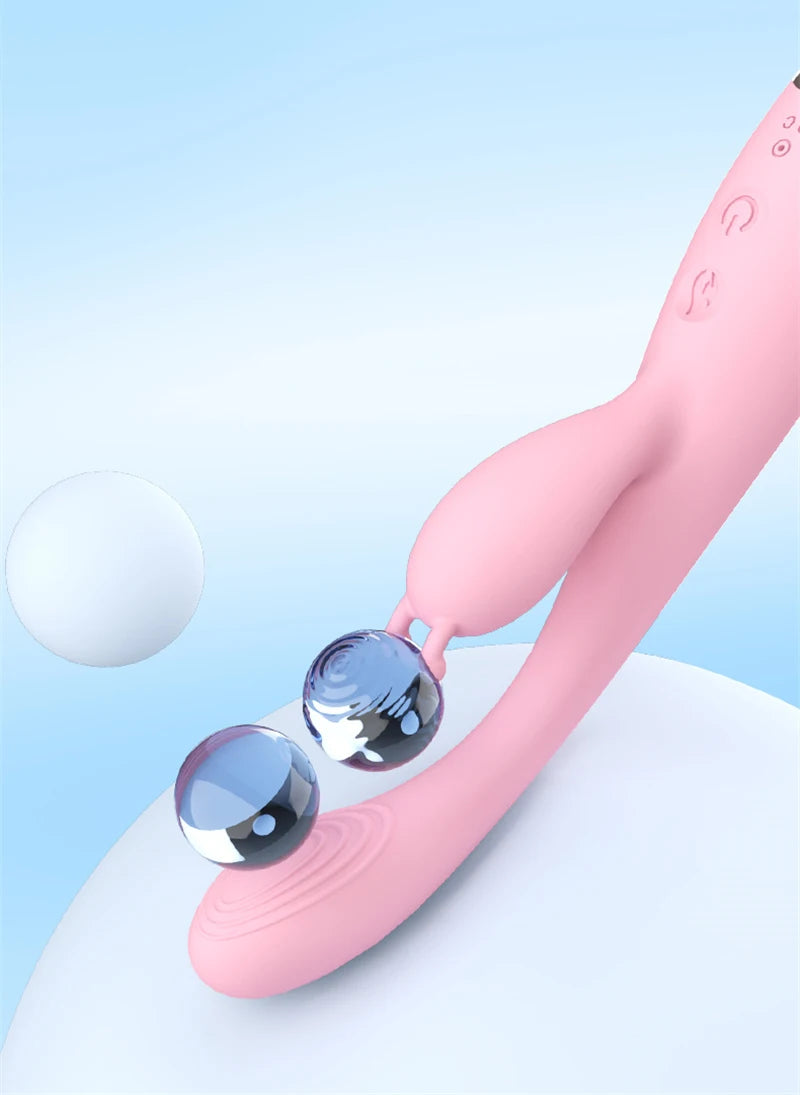 Rabbit Vibrator for Women Powerful vibrating AV Magic Wand G Spot Clitoris Stimulator Vagina Nipple Massage Dildo Masturbator luvshop24