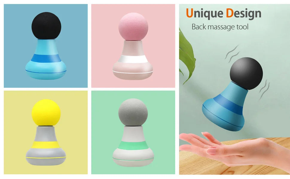 Upgrade 2.0in*4.5in - Mini Electric Handheld Massager Wand, Powerful 6 Speed Vibration Modes,Cordless Handheld and Portable,Suit luvshop24
