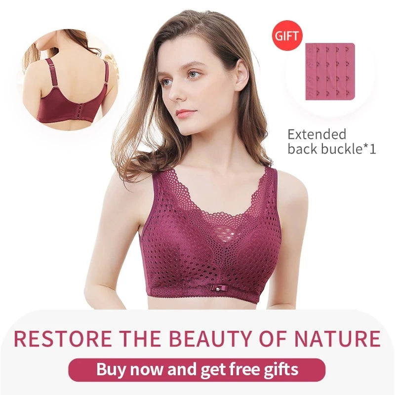2048 Mastectomy Bras M L XL XXL XXXL One-piece Underwear Soft And Comfortable Silicone Breast Bra With Cotton Pockets luvshop24
