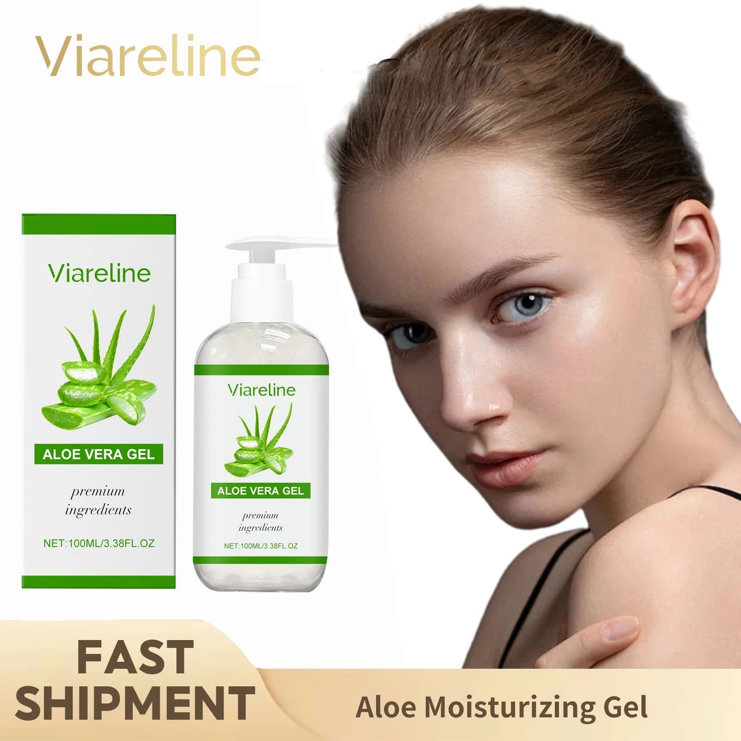 Aloe Vera Moisturizing Gel Remove Acne Relieve Sunburn Sooth Redness Brighten Facial Hydrating Rejuvenating Sun After Repair Gel luvshop24