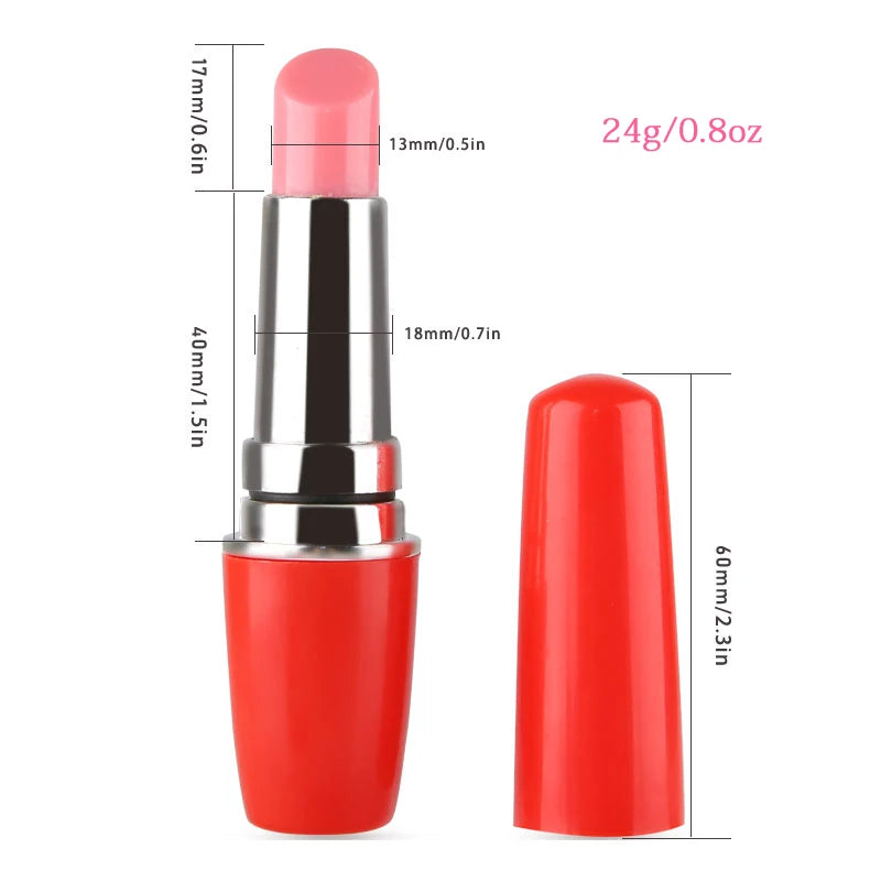 Mini Lipstick Vibrator Speed Adjustable Privacy Bullet Clitoris Stimulator Massage Erotic Sex Toys For Women Adult Products luvshop24