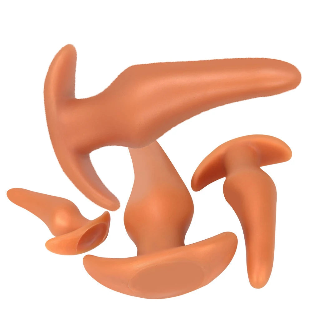 Soft Anal Plugs for Gay Men Prostate Massage Liquid Silicone 35-80mm Huge Butt Plug Anal Training Comfortable To Wear But Plug luvshop24