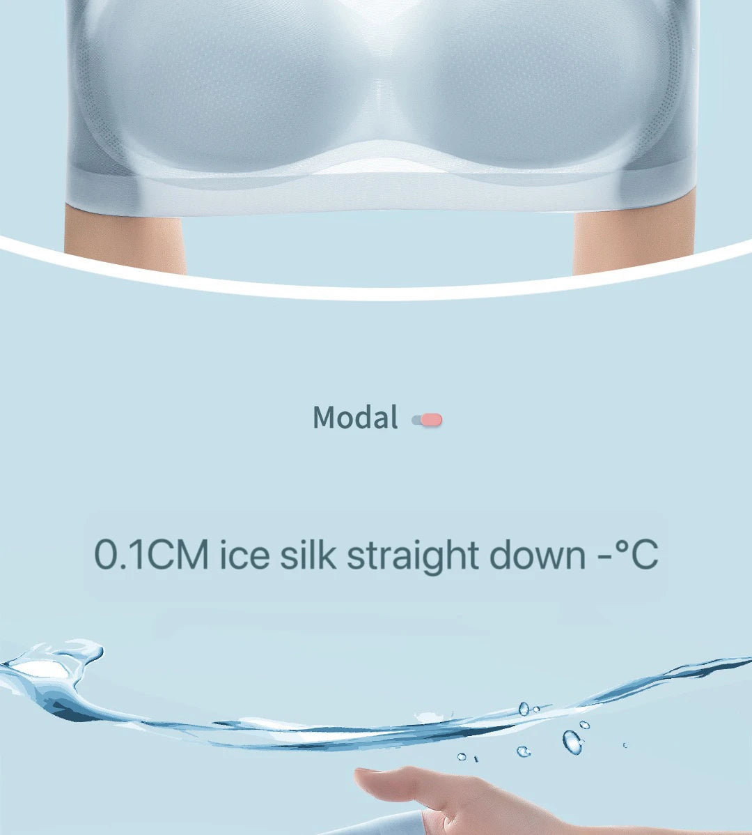 1pcs Summer Women Ultrathin Sport Bra Ms.Basic Thin Vest With Padded Female Brassier Ladys Ice Silk Seamless Comfort breath Bras luvshop24