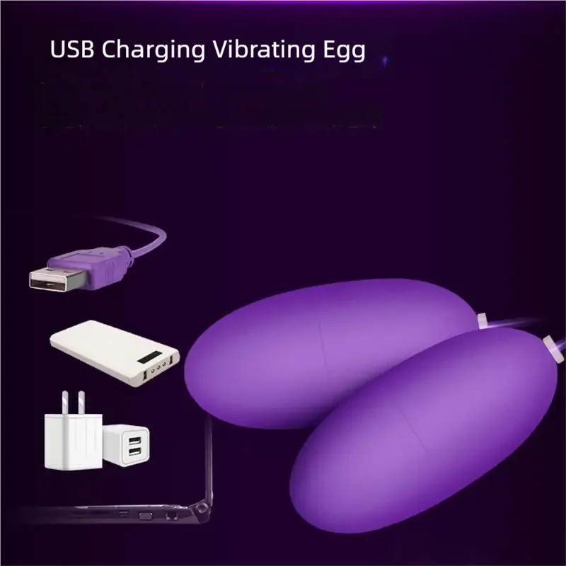 12 Speed Bullet Vibrator For Women USB Vibrating Egg Erotic Dildo Double Vibrators Adult Sex Toys luvshop24