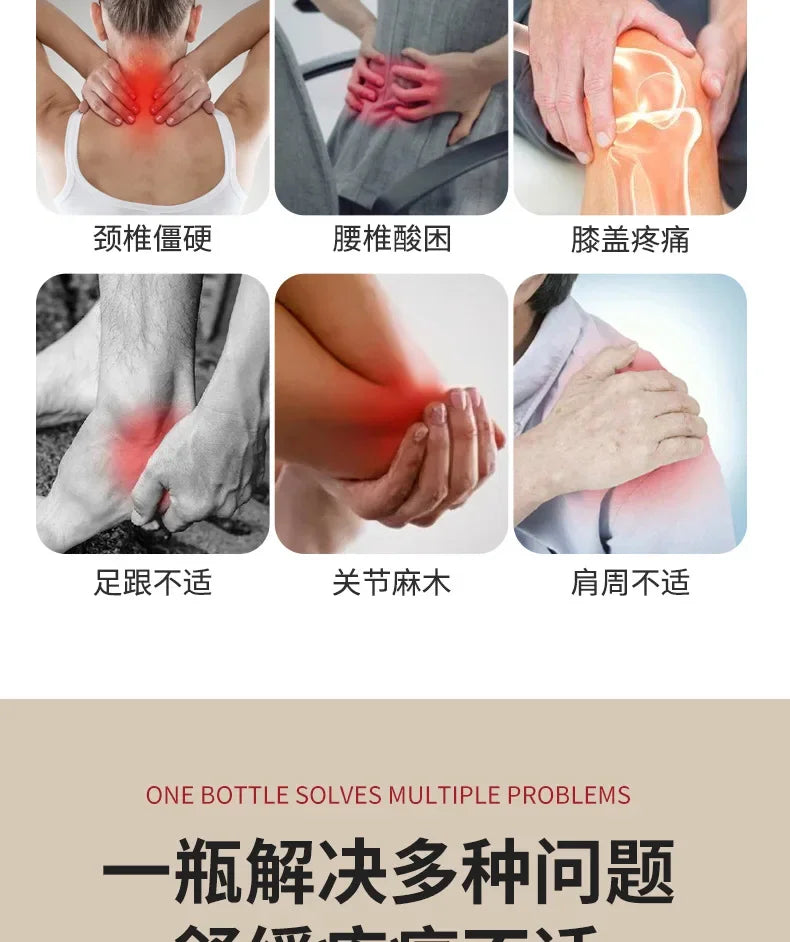 Massage Oil Headache Dizziness Back Pain Active Oil Dizziness Rheumatoid Arthritis Joint Pain Muscle Pain Bruises Massage luvshop24