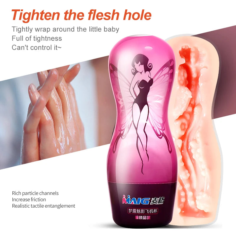 Marilyn Male Masturbator Adult Erotic Toys Silicone Masturbation Cup Penis Exerciser Male Deformable Sex Toys Blowjob Sex Shop luvshop24