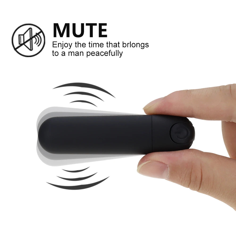 Bullet Vibrator Clitoris and G-Spot Stimulator Nipple Vibrate Massager Vibrating Wand Orgasm Vagina Dildo 10 Speeds for Travel luvshop24