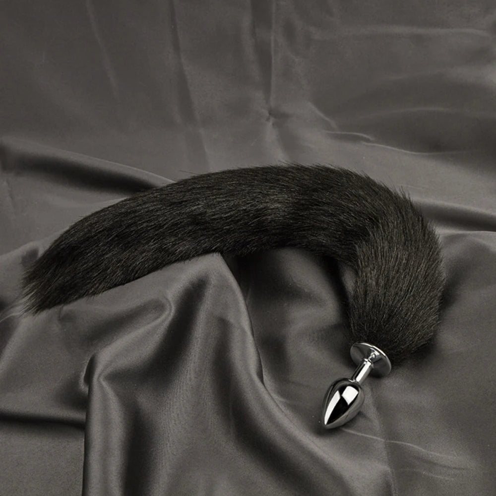 1pcs, BDSM Three size dog tail anal plug, animal tail butt plug, role-playing sex games, men and women sex toys luvshop24