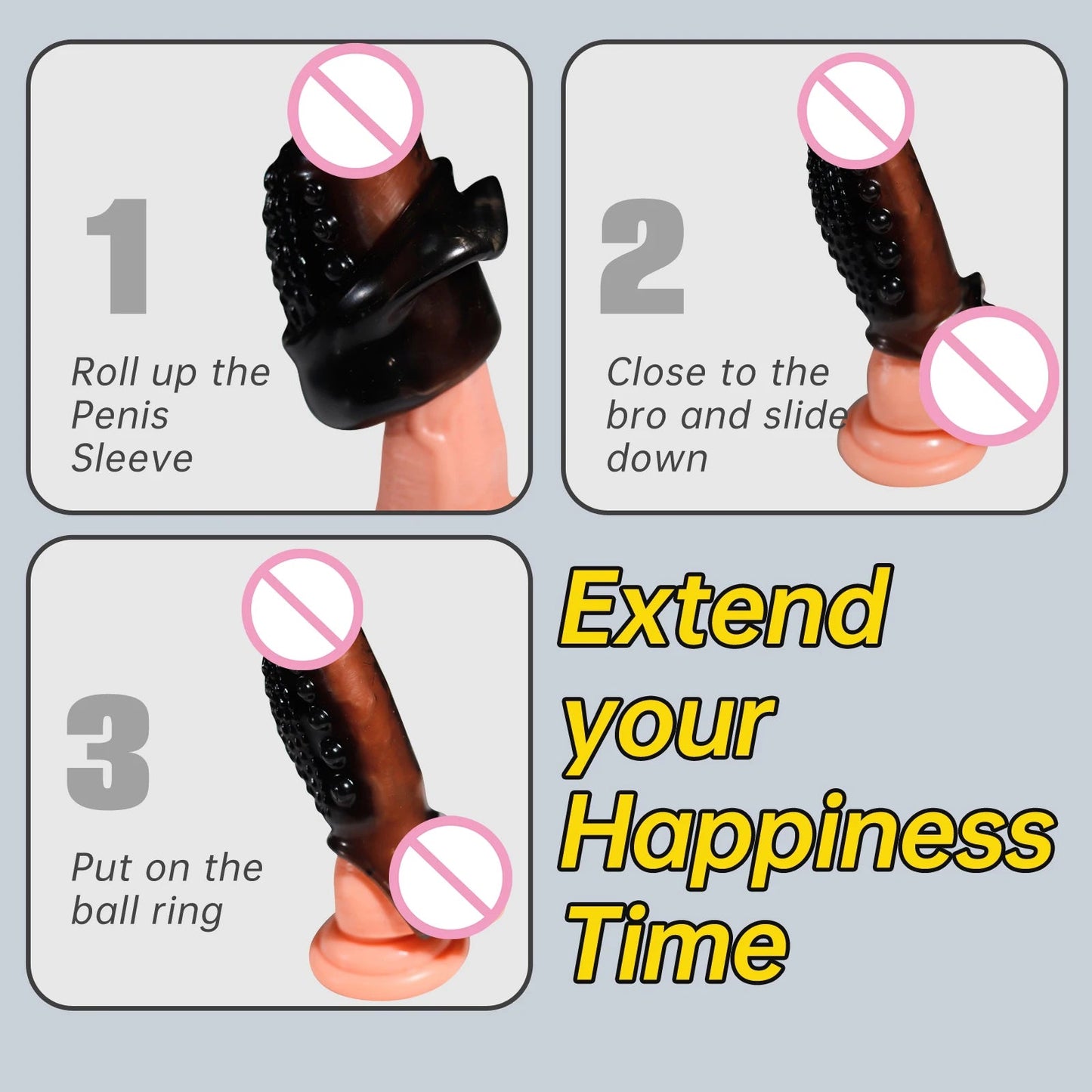 Penis Rings For Men Penis Enlargement Delay Ejaculation Stronger Erection Sex Toys Adult Supplies Dick Ring Sex Toys For Couples luvshop24