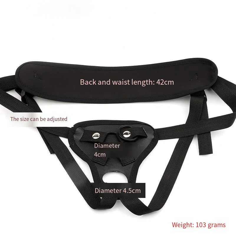 New Black Leather Dildos Pants Erotic Sex Toys for Lesbian Wearable Penis Panties Strap on Adult Game luvshop24