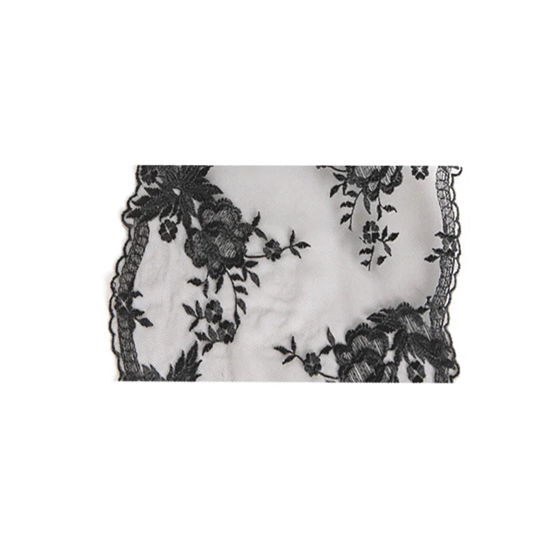 1 Yard Underwear Women Lace Fabric For Bra Dress Craft Trim Sewing Accessories Lace Tulle Embroidered Mesh Lace Drop Shipping luvshop24