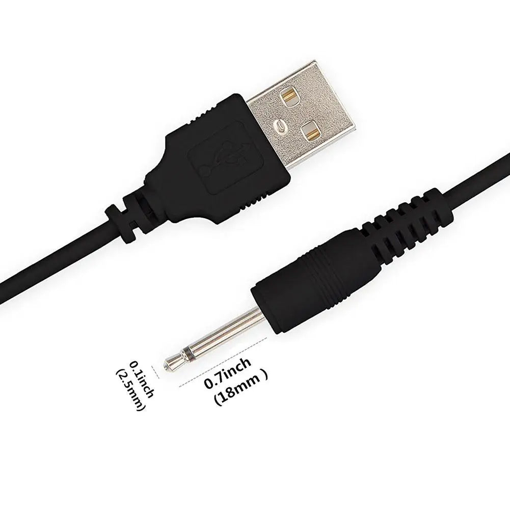 USB DC 2.5 Vibrator Charger Cable Cord for Rechargeable Adult Toys Vibrators Massagers Accessories Universal USB Power Supply luvshop24