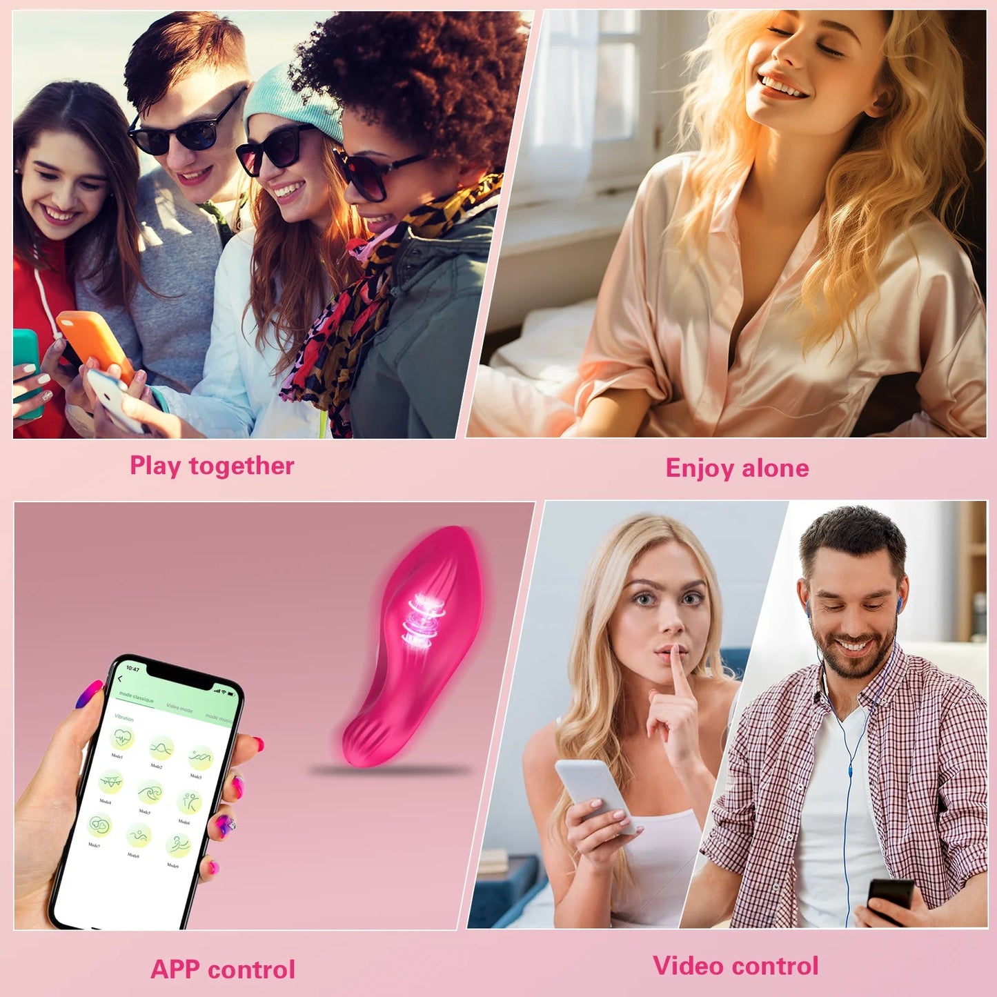 Butterfly Wearable Vibrator Wireless APP Remote Panties Dildo Vibrator for Women Clitoral Stimulator Massage Erotic Sex Toys 18+ luvshop24