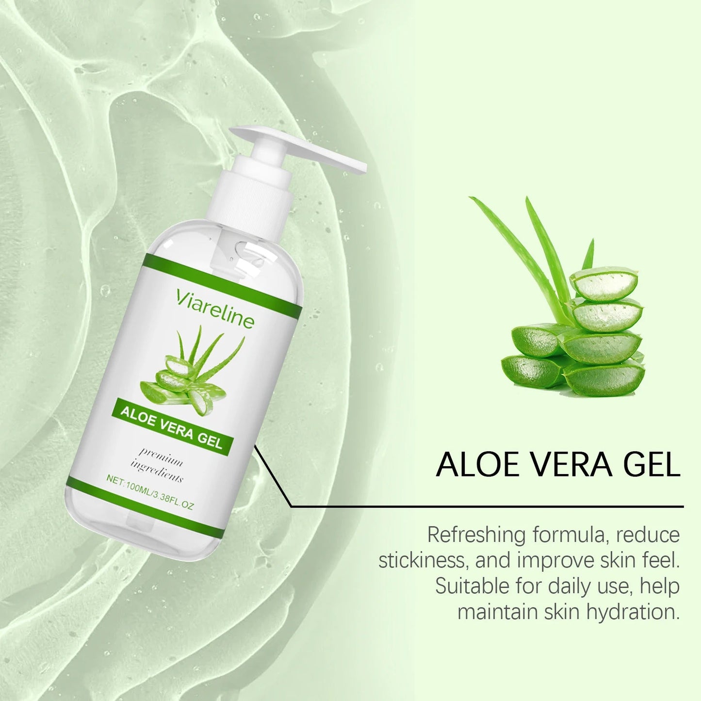 Aloe Vera Moisturizing Gel Remove Acne Relieve Sunburn Sooth Redness Brighten Facial Hydrating Rejuvenating Sun After Repair Gel luvshop24
