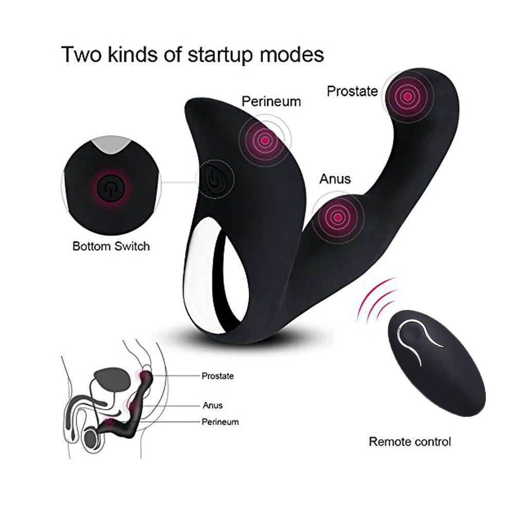 Anal Vibrator Sex Toys For Men/Women Anal Plugs Dildo Vagina Pussy Remote Control Prostate Massager Adult Sex Toys For Men luvshop24