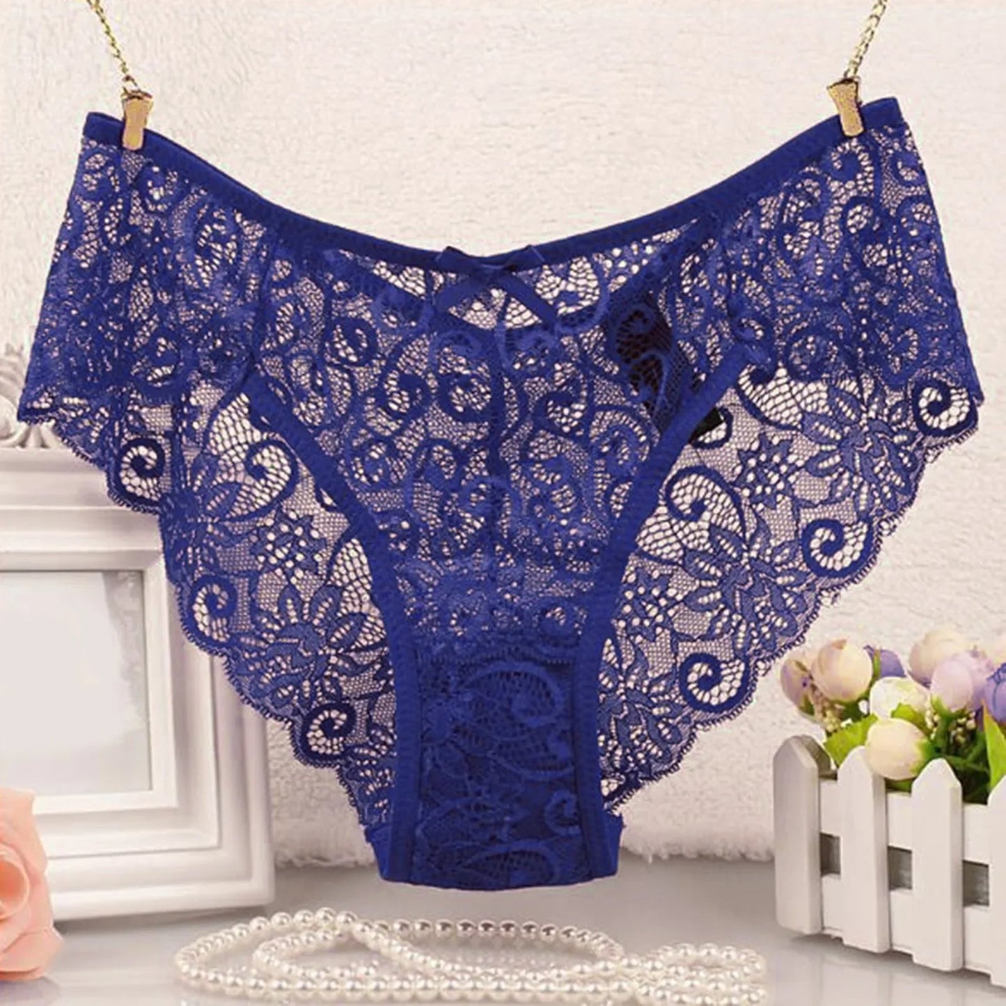 Lace Women Underwear Seamless Ultra Thin Underwear for Female Breathable High Waist Solid Color Panties Трусы Женские Кружевные luvshop24
