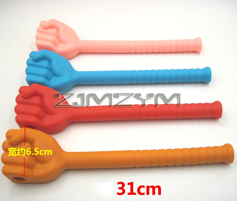 Manual Massage Hammer Stick Fist Body Massager Silicone Knock Shoulder Arm Leg Hip Waist Whole Massage Tool luvshop24