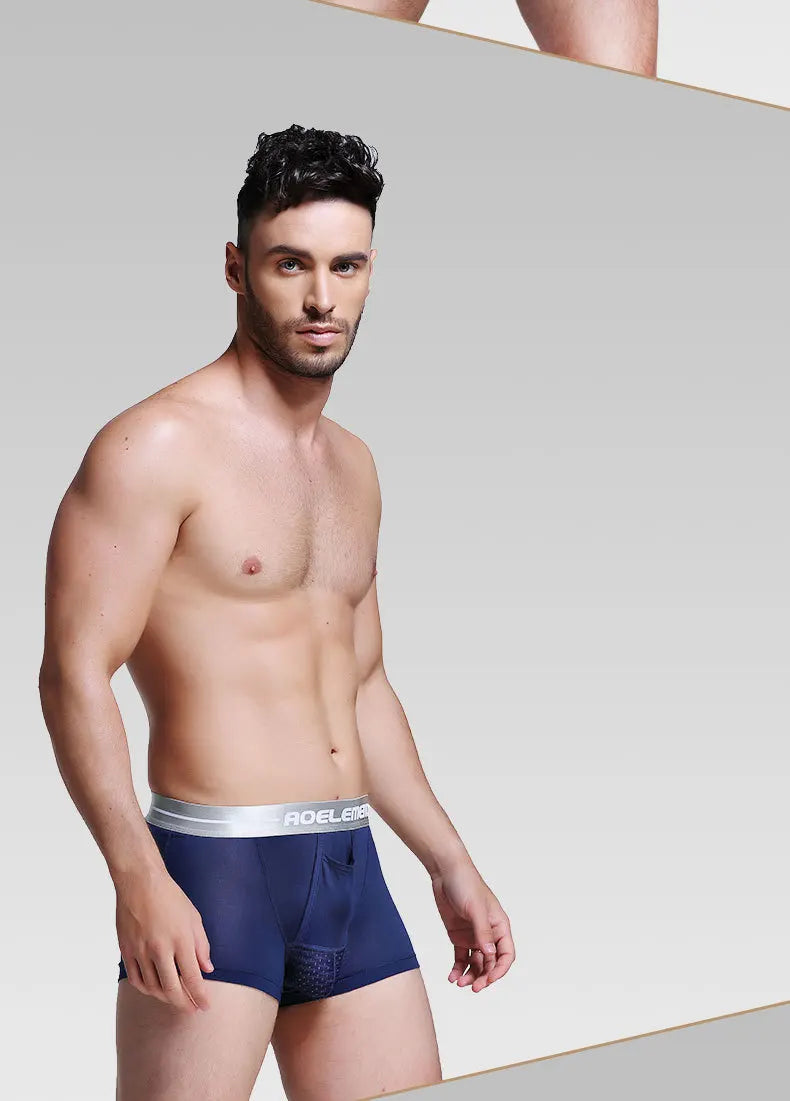 Men's Boxer Shorts Push Up Underwear Modal Underpants Male Brethable Bullet Separation Pouch Panties Cueca Plus Size L-5XL luvshop24