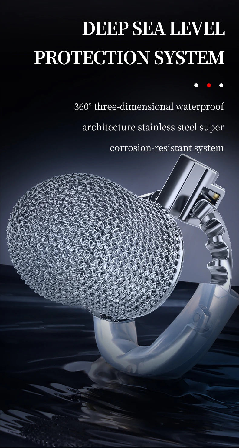 Male Metal Mesh Chastity Cage Sexy Adult Man Chastity Device Cock Cage Adjustable Penis Ring Chastity Lock BDSM Sex Toys For Men luvshop24