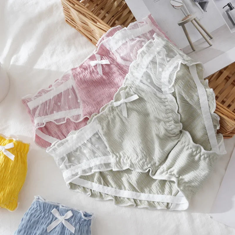Lace Women Panties Underwear Low-Rise Briefs Female Sexy Panty Comfort Sexy Female Underpants Breathable Intimates luvshop24