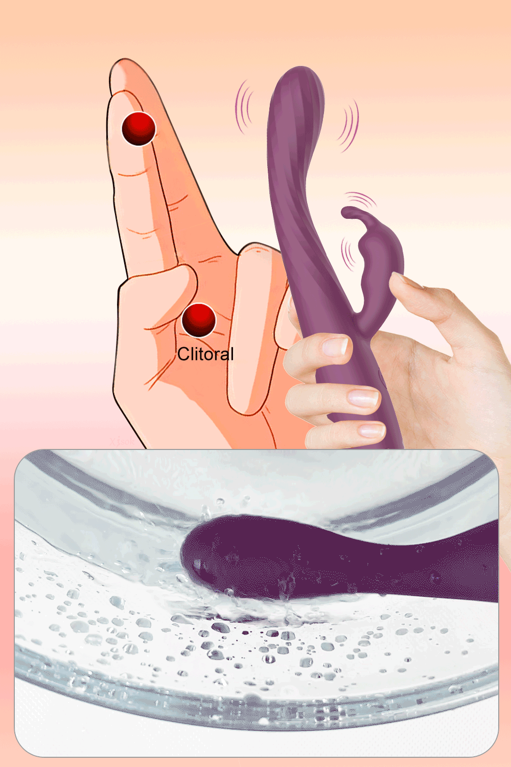 Beginner G-Spot Vibrator for Women Vagina Rabbit Vibrator Clitoris Stimulator Female Masturbator Adult Goods Sex Toy for Women luvshop24