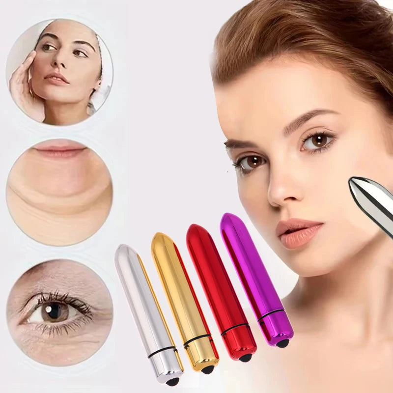 Mini Vibrating Massager Facial And Eye Massage Treatment Promotes Lotion Absorption Portable For Home And Travel Beauty Tool luvshop24