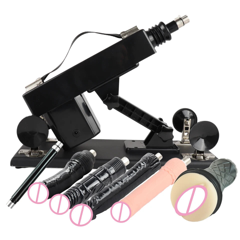 Automatic Powerful Sex Love Machines Thrusting Dildo Masturbating Pumping Vibrator Female Suction Cup Masturbation Sex Machine luvshop24