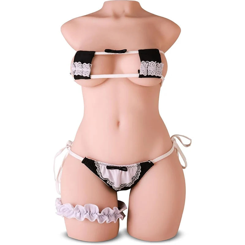 RENHEYUOU Soft Sex Toy Male Masturbation Toy Large False Breasts Real Vagina Artificial Pocket Buttocks Half Body Torso Sex Doll luvshop24