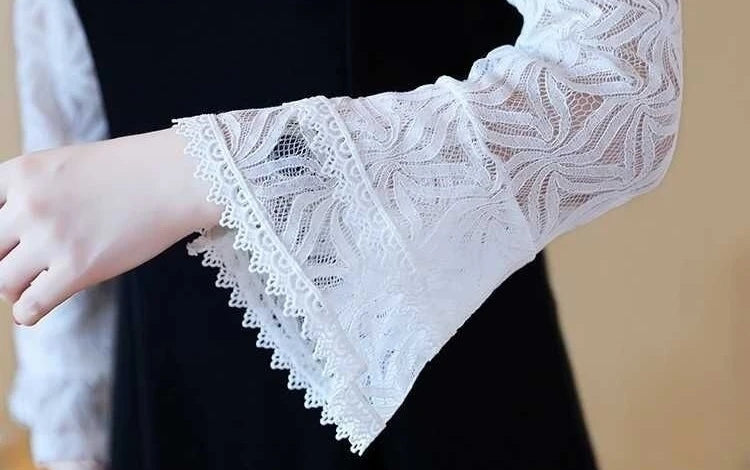 Lace Female Dress Loose Chic and Elegant Pretty One-piece Spring Autumn 2025 Kpop Sensual Sexy Women's Long Sleeve Dresses Midi luvshop24