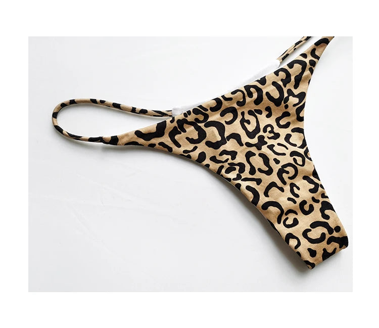 Cotton Leopard G String Women Panties Sexy Briefs Thong Low Waist T-back Bikini Underwear Seamless Female Lingerie Size S-XXL luvshop24