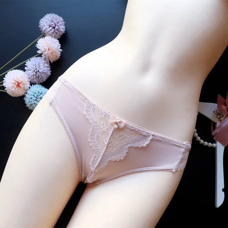 Women's Underwear Panty Sexy Lace Panties Low Waist Seamless Comfort Briefs Woman Fashion Underpants Female Lingerie luvshop24