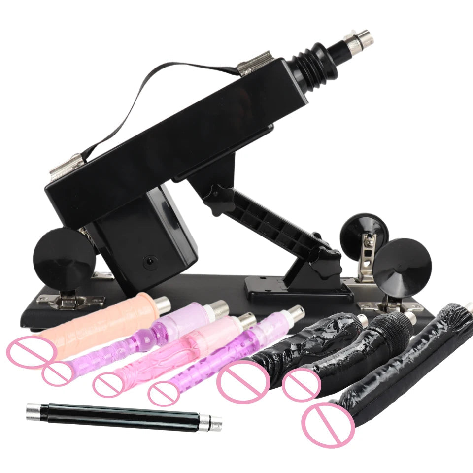 Automatic Powerful Sex Love Machines Thrusting Dildo Masturbating Pumping Vibrator Female Suction Cup Masturbation Sex Machine luvshop24