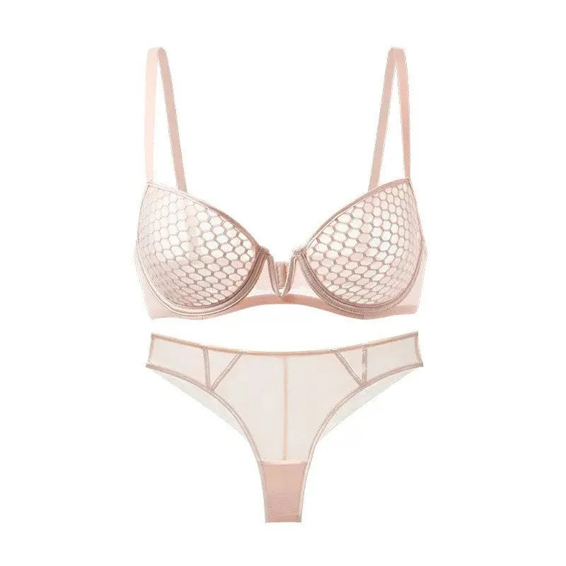 Lace Lingerie Set Push up Bra Transparent Panty Sets for Women Quality bras Black Big Size Sexy Luxury Underwear Set female luvshop24